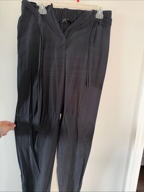 Dynamite Black Drawstring Jogger Pants